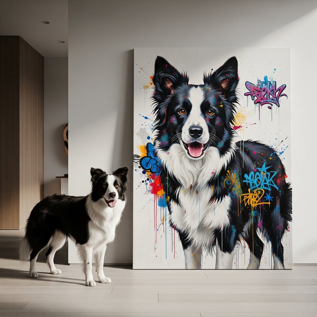 Custom Pet Portrait - Contemporary Style